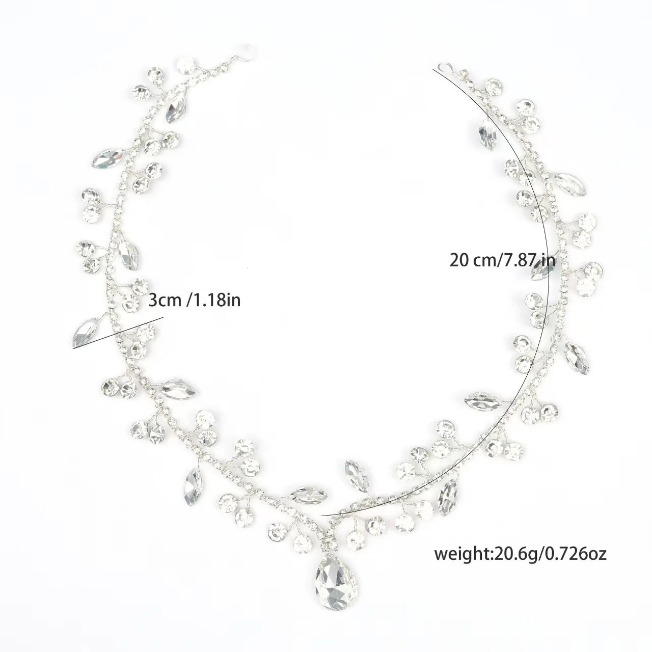 Sparkly Rhinestone Forehead Chain