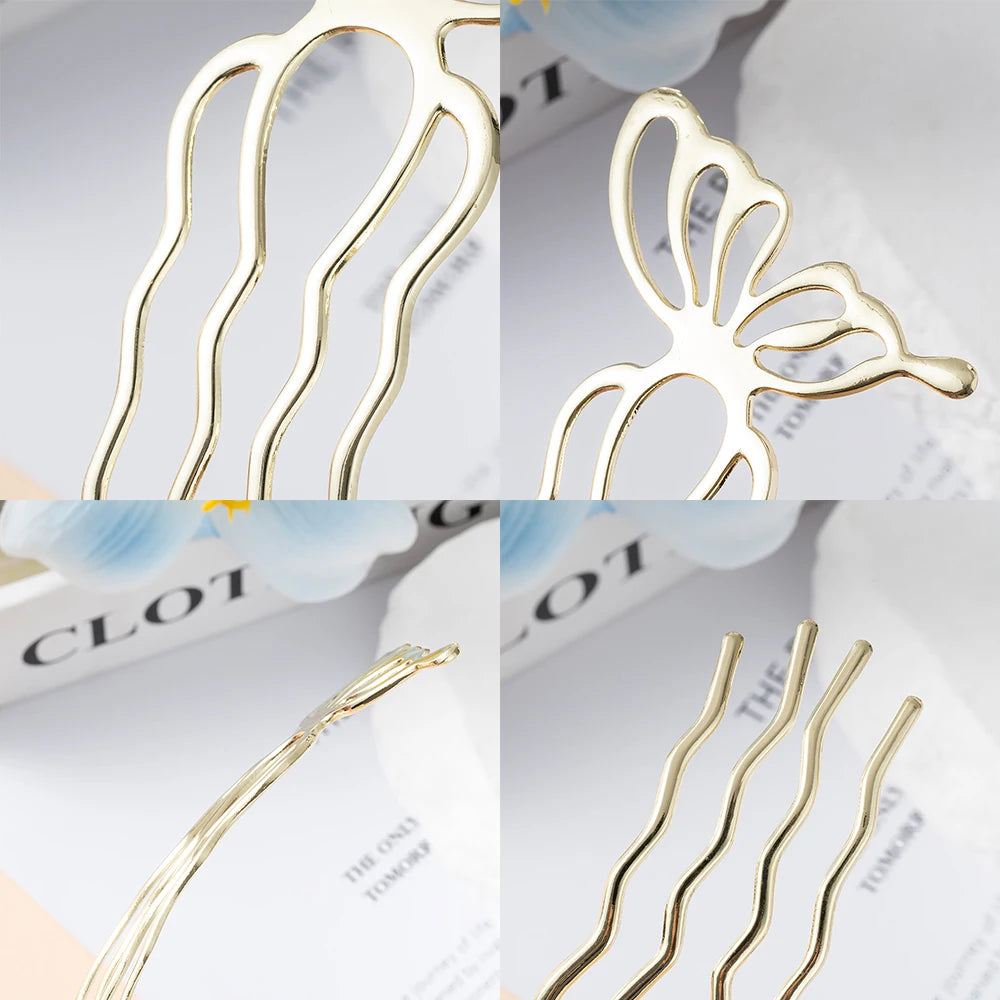 Butterfly Shape Hair Sticks