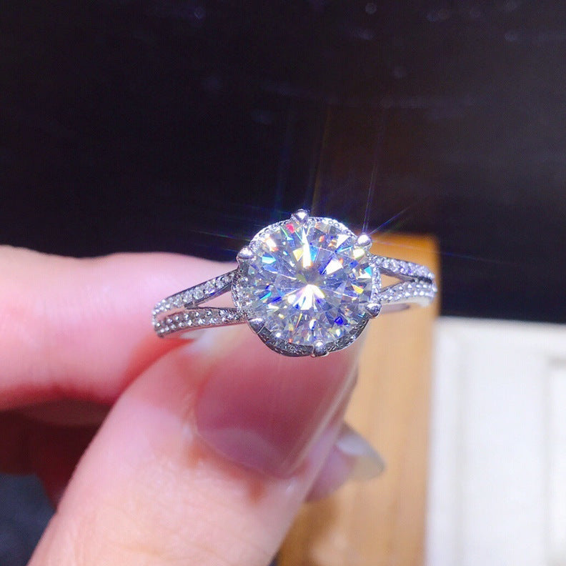 Simulation Moissanite Ring